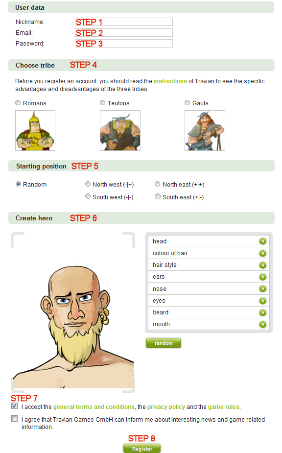 homepage
